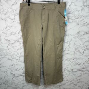 TeeCo Women’s Khaki Chino Pants sz 16‎ NEW # F845